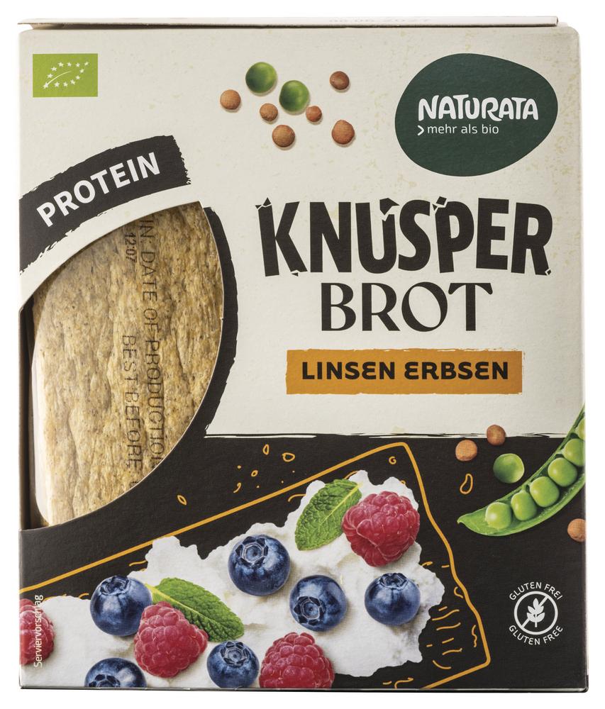 Knusperbrot Linsen Erbsen 100 g