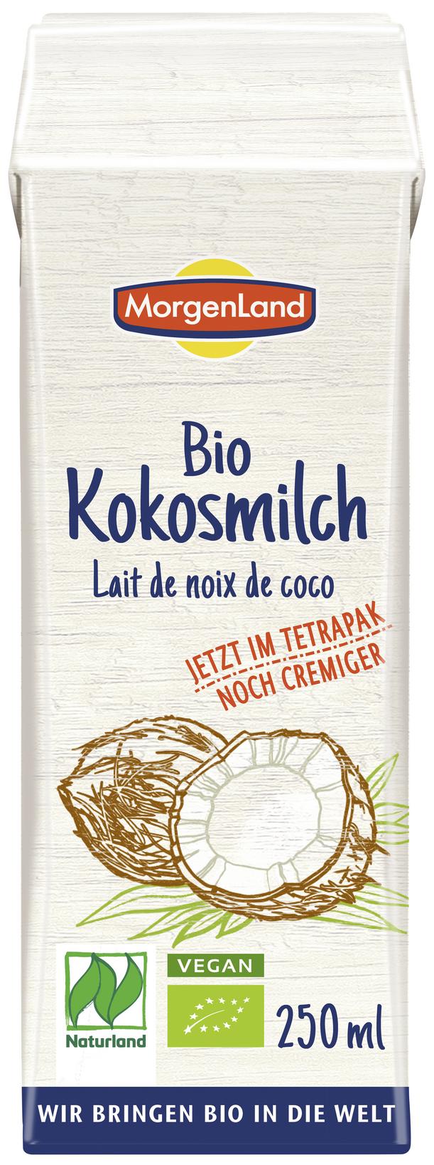 Kokosmilch extra im Tetrapack 250 ml