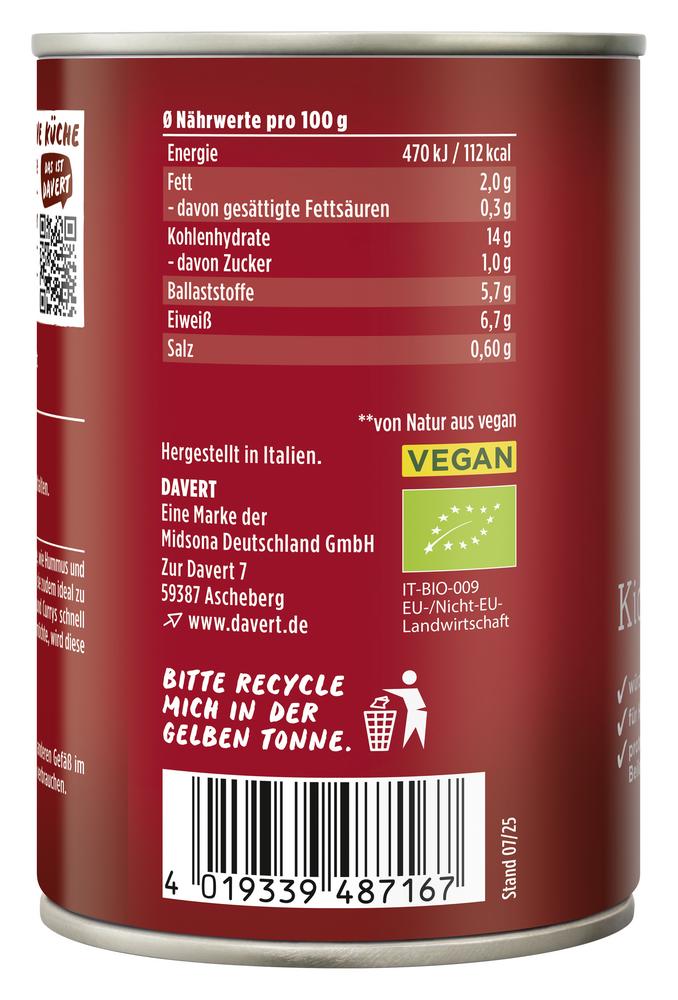 Kichererbsen Konserve 400 g
