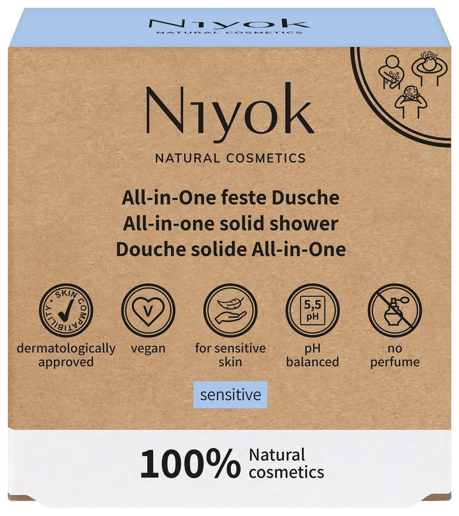 All-in-One feste Dusche Haut + Haar Sensitiv 80 g