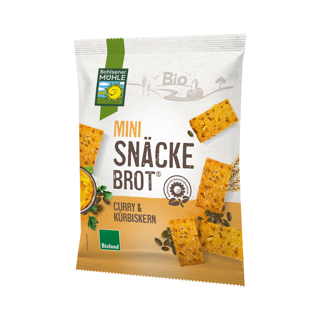 Mini Snäckebrot Curry & Kürbiskern 95 g