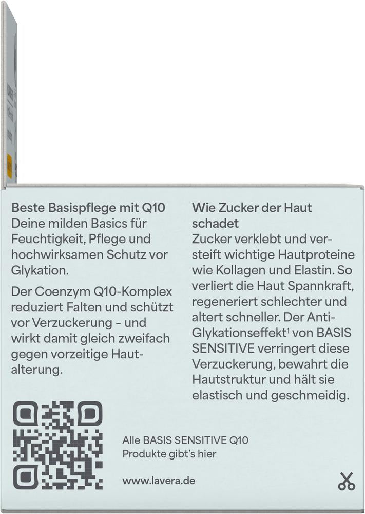 Basis Sensitive Anti-Falten Feuchtigkeitscreme Q10 50 ml