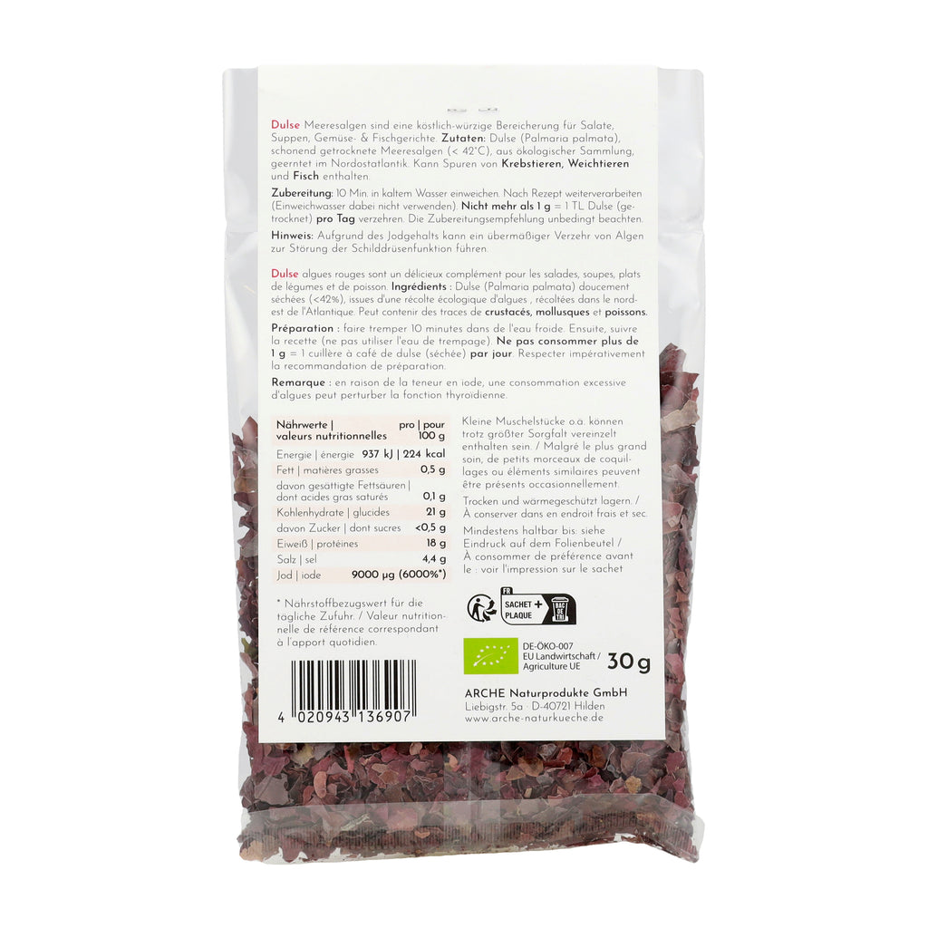 Dulse rote Meeresalgen aus Frankreich 30 g