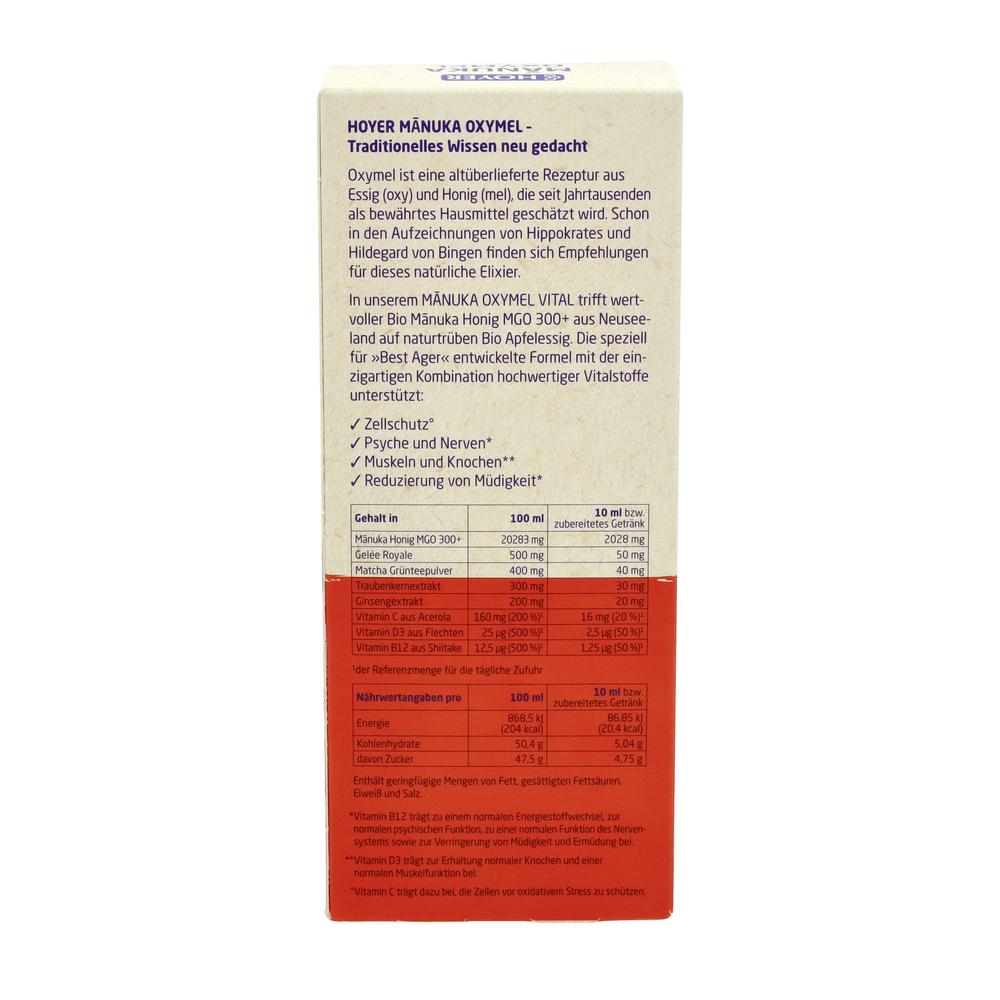 Manuka Oxymel Vital Active Aging 200 ml