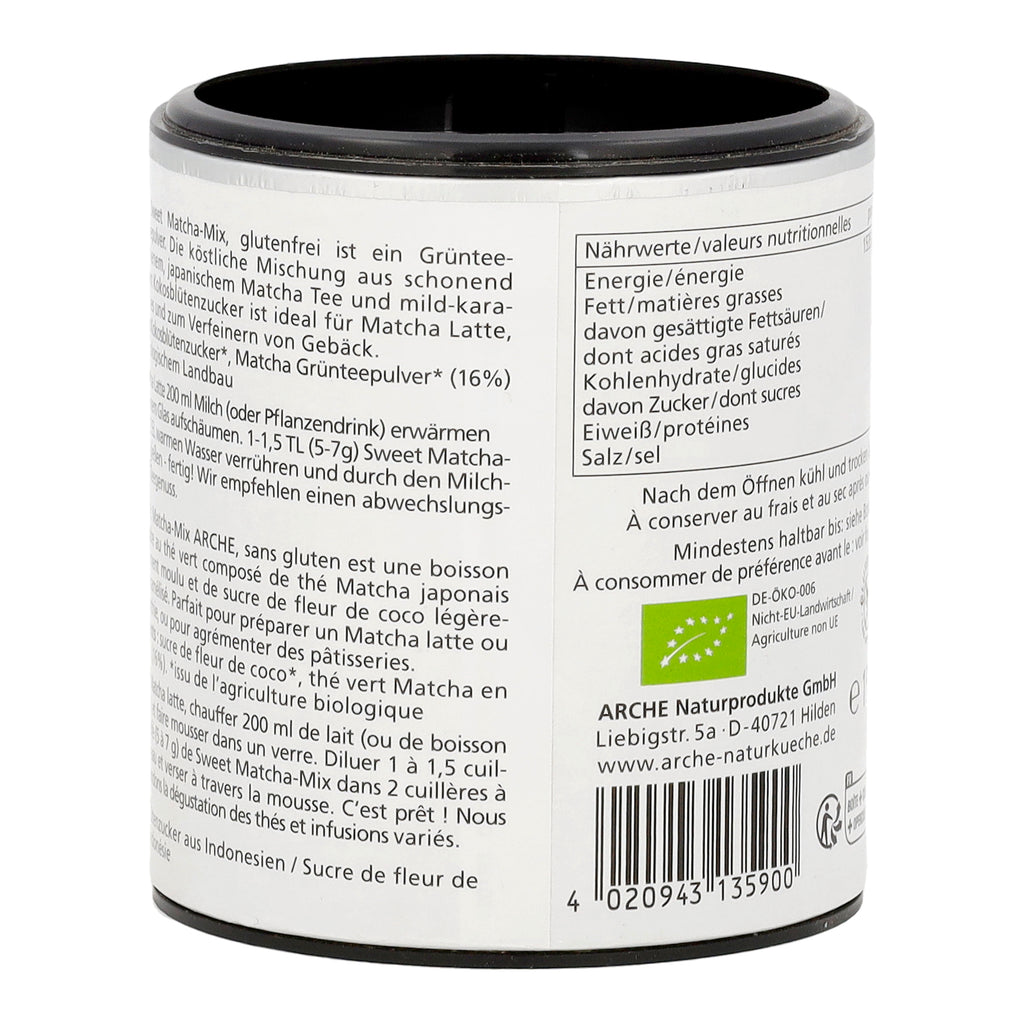 Sweet Matcha-Mix mit 94% Agavensüße 150 g