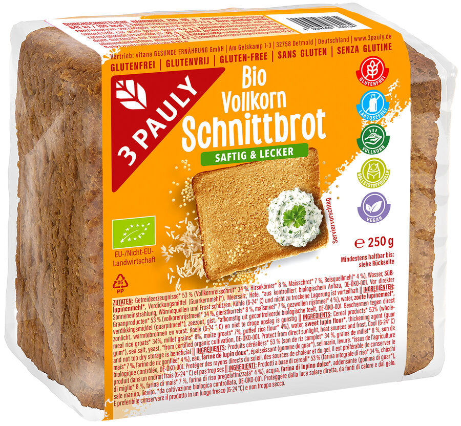 Vollkorn Schnittbrot 250 g