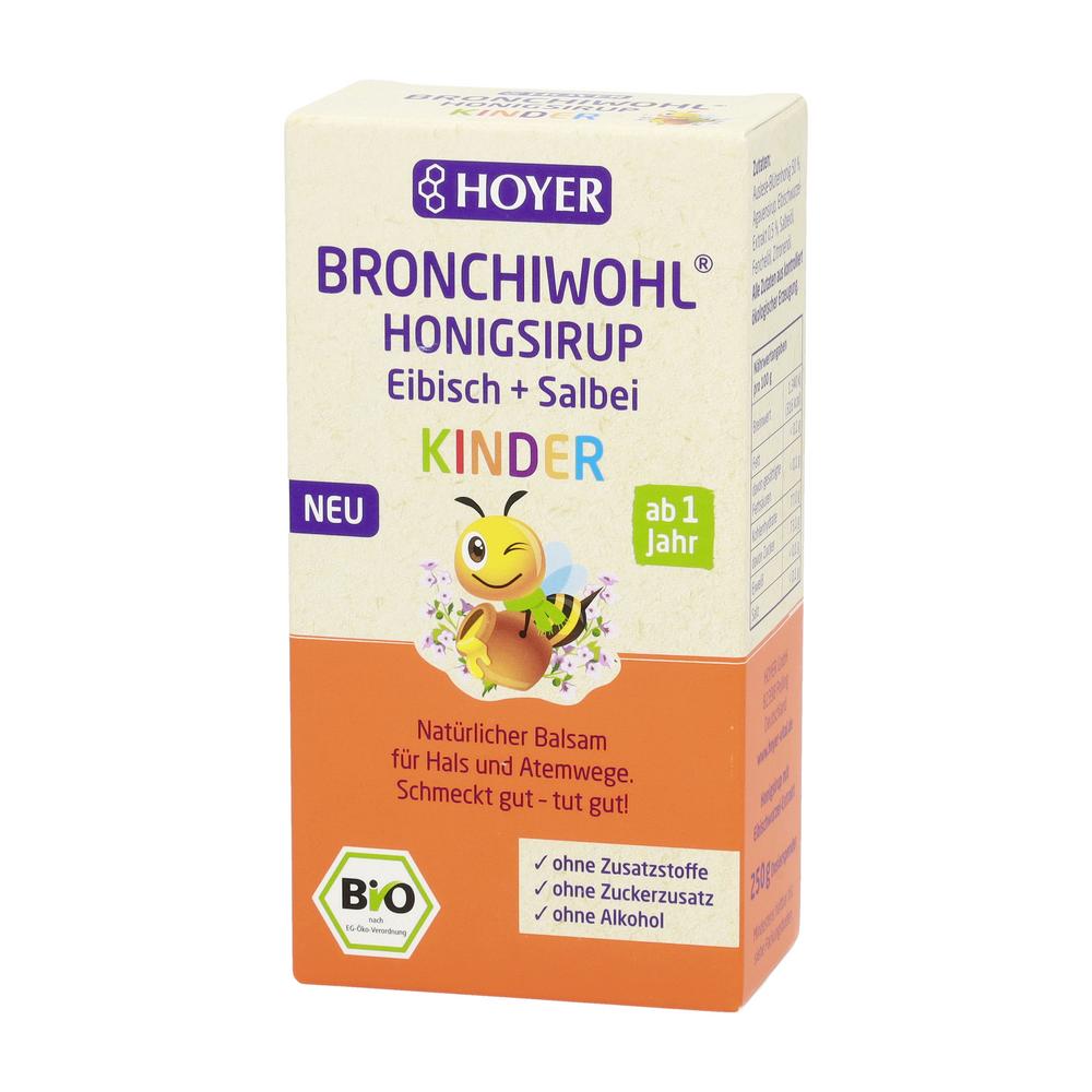 Bronchiwohl Kinder Honigsirup Eibisch+Salbei 250 g