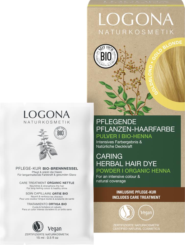 Pflegende Pflanzen-Haarfarbe Pulver 01 Goldblond 100 g