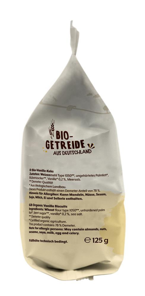 KeksFreunde Vanille demeter 125 g