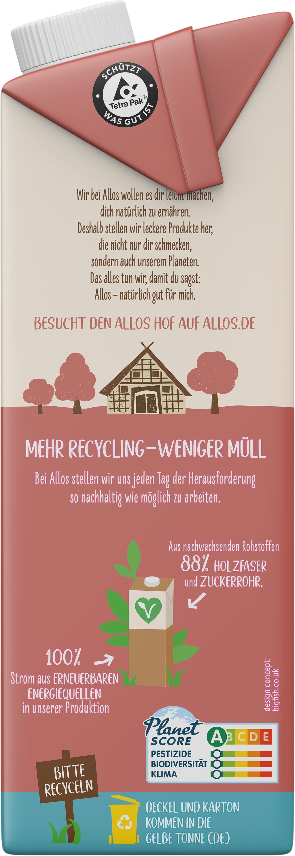 Hafer Mandel Drink ungesüßt 1 l