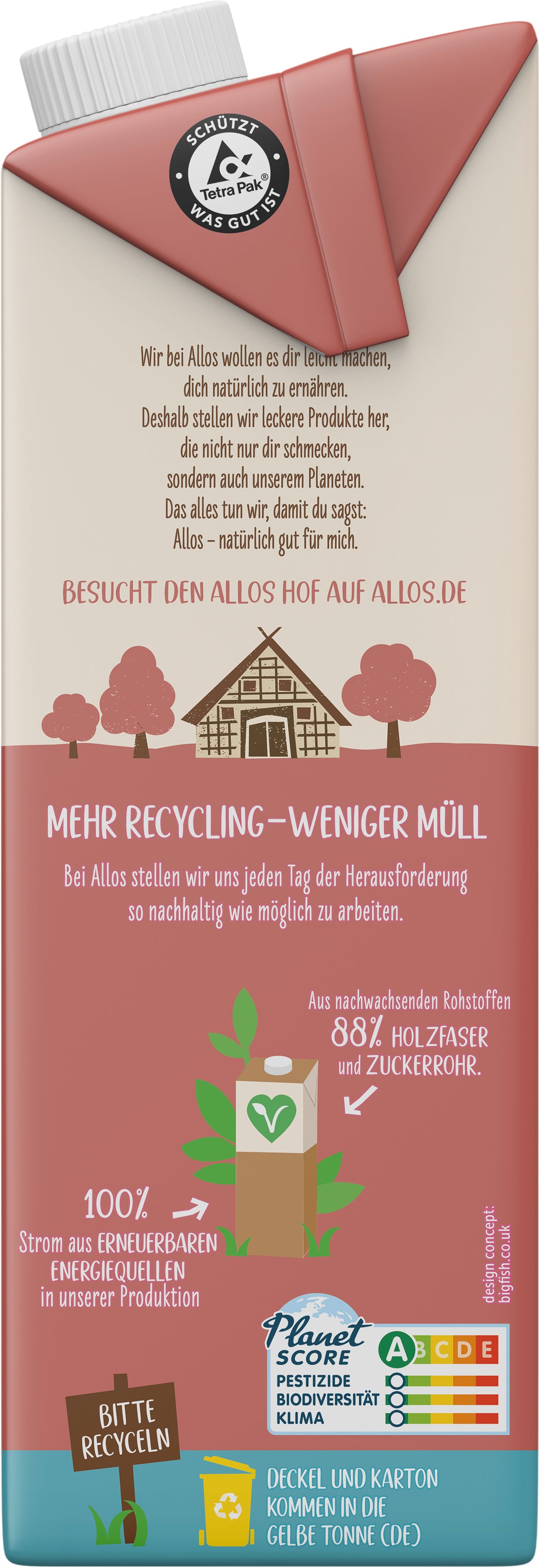 Hafer Mandel Drink ungesüßt 1 l
