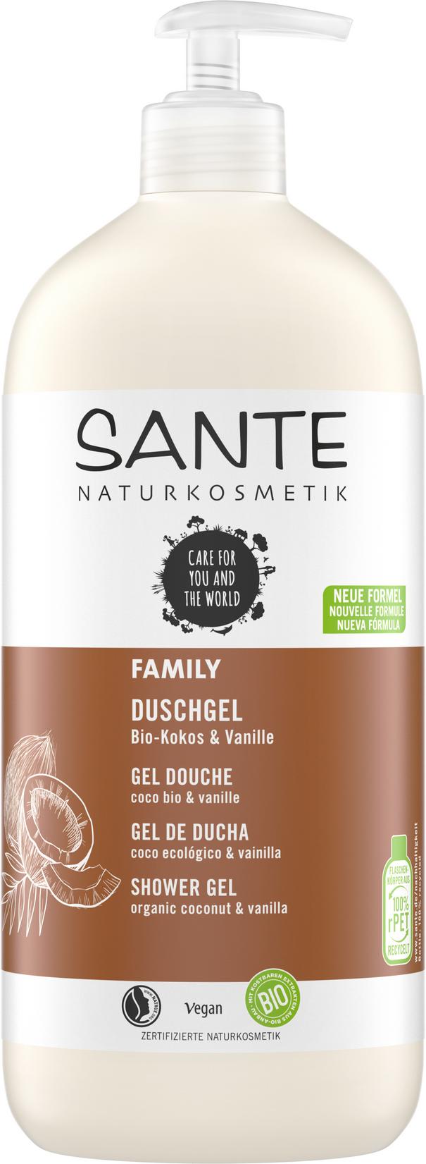 Family Duschgel Bio-Kokos & Vanille 950 ml