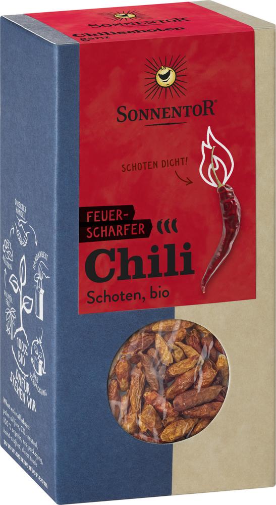 Chili  ganze Schoten  Tüte 25 g