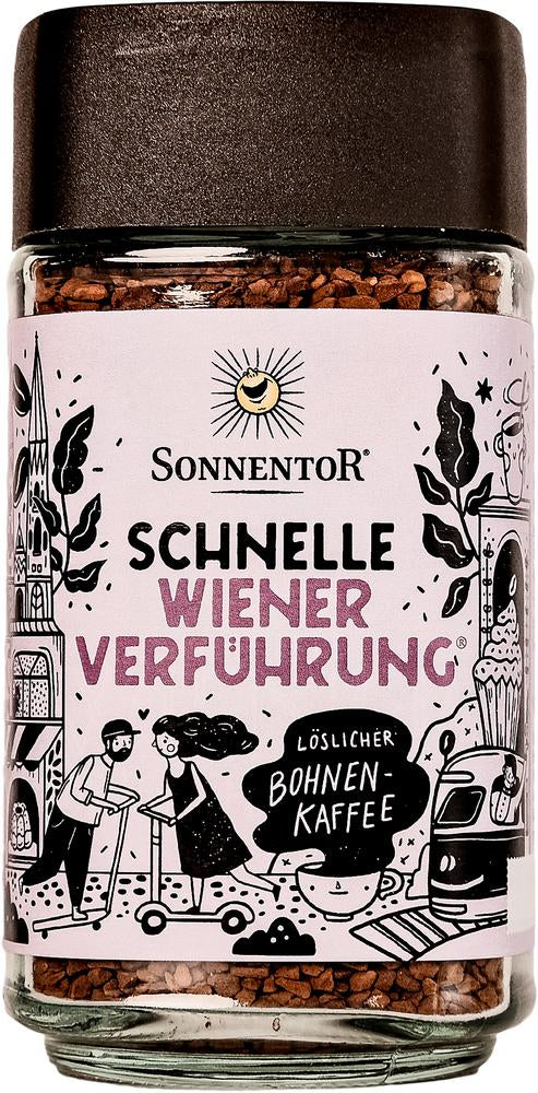 Schnelle Wiener Verführung Kaffee Instant im Glas 100 g