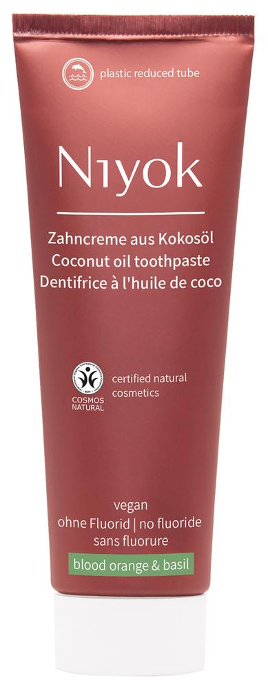 Zahncreme aus Bio-Kokosöl Blutorange & Basilikum 75 ml