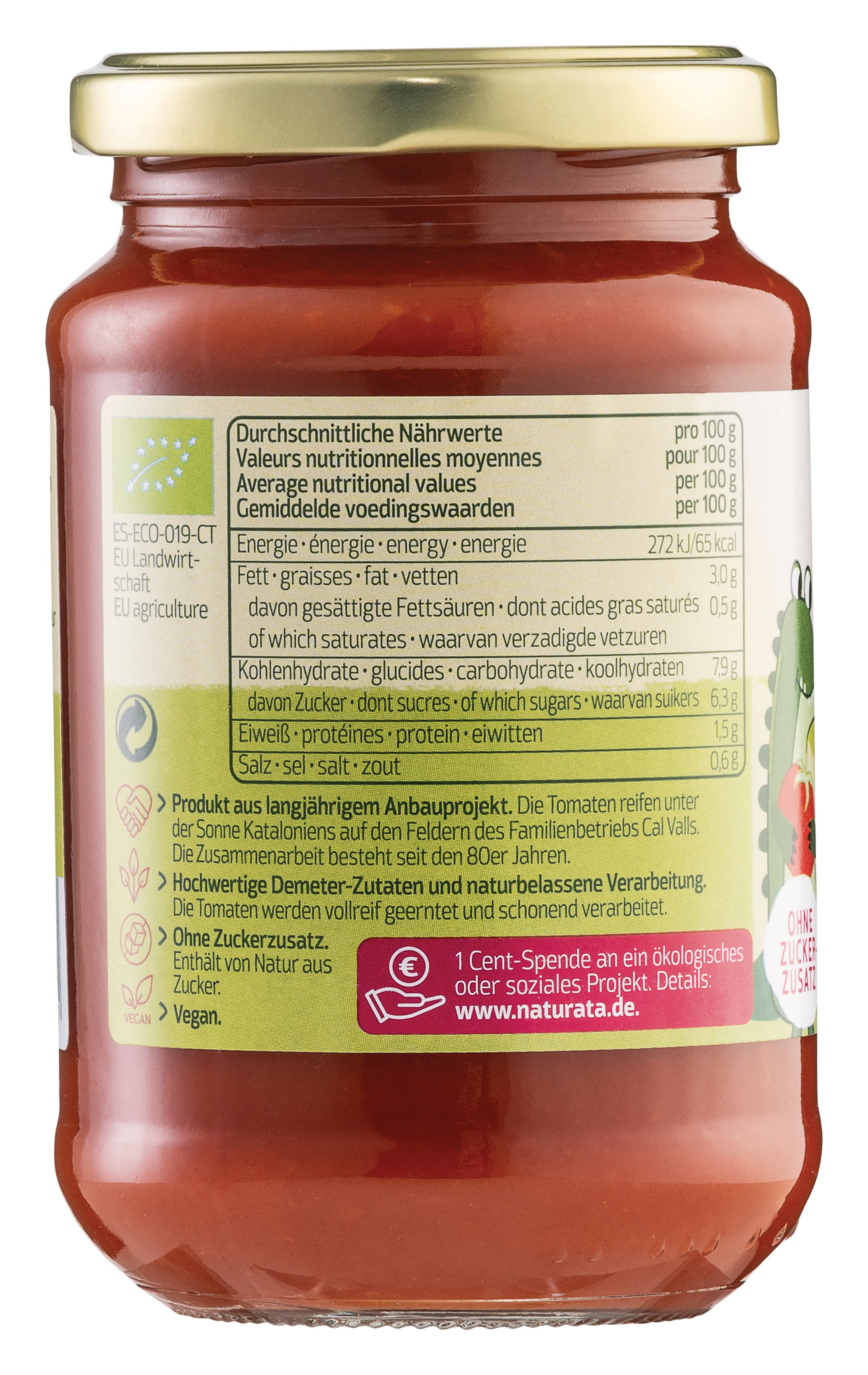 Kinder Tomatensauce demeter 330 ml