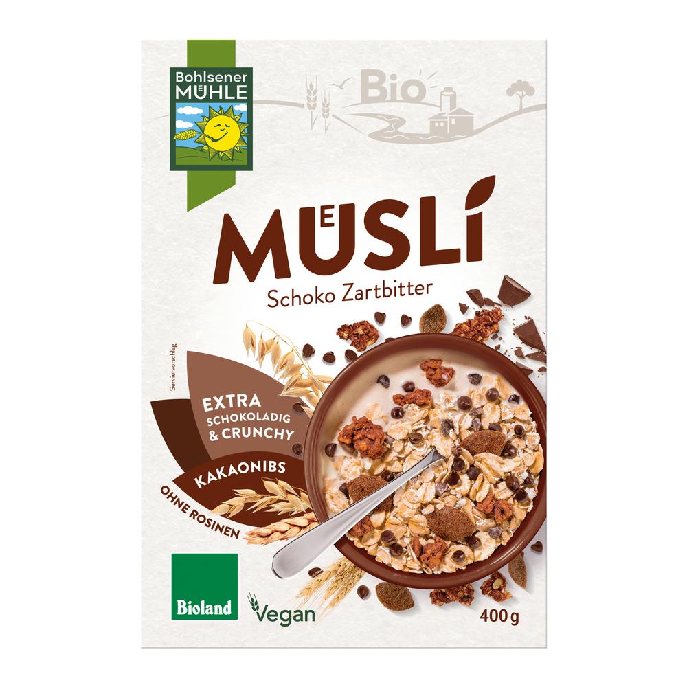Schoko Zartbitter Müsli 400 g