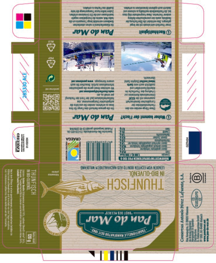 Thunfisch in Bio-Olivenöl 120 g