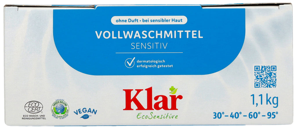 Waschnuss Vollwaschmittel Pulver 20 Waschgänge 1,1 kg