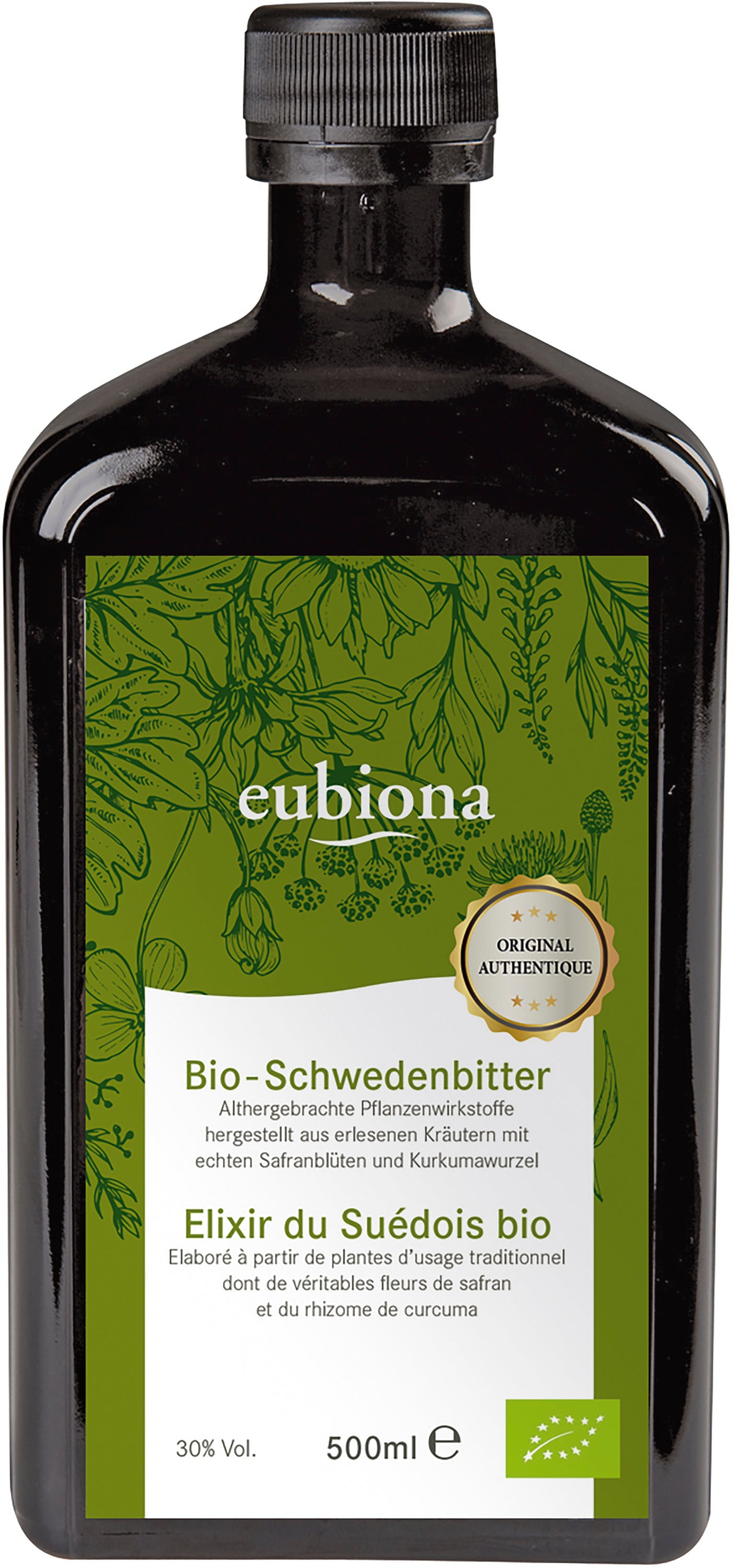 Bio-Schwedenbitter 30% Alkohol 500 ml