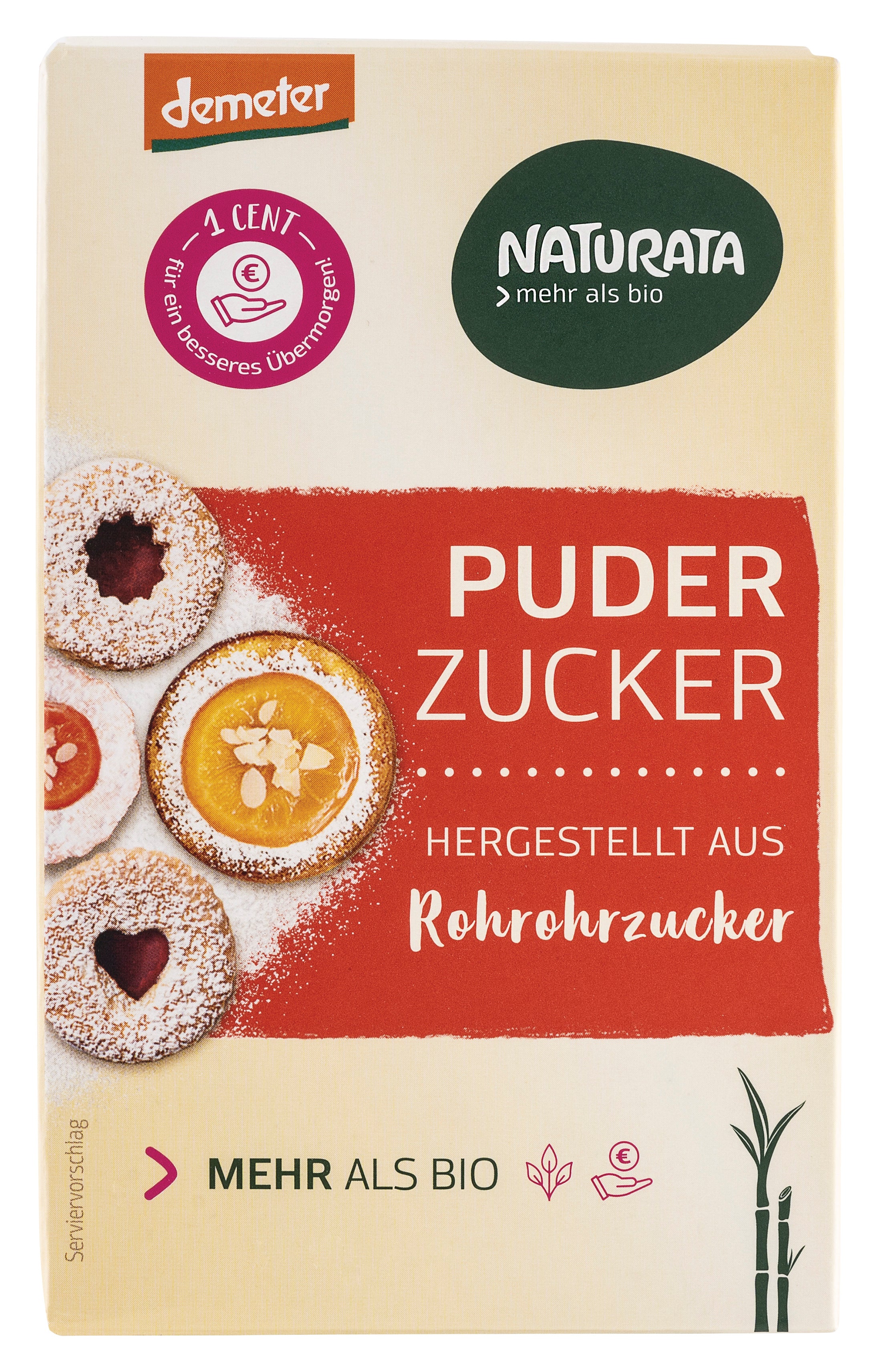 Puderzucker demeter 125 g