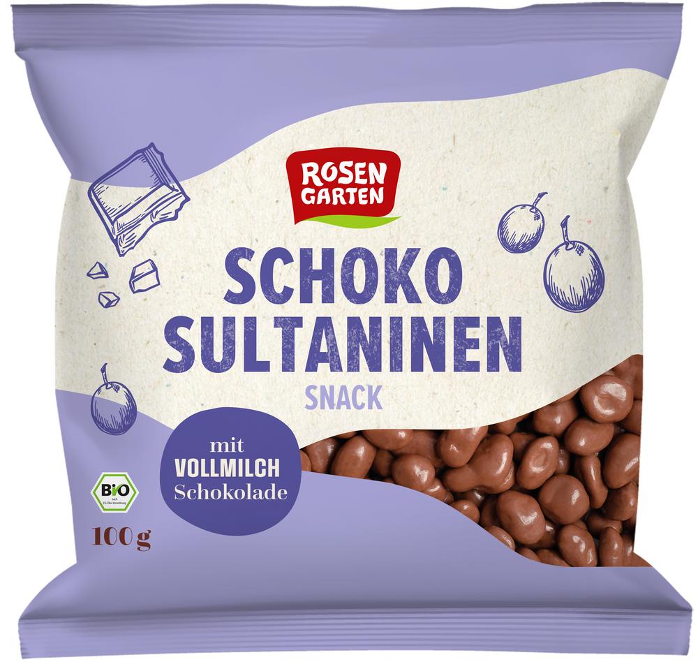 Schoko Sultaninen Snack 100 g