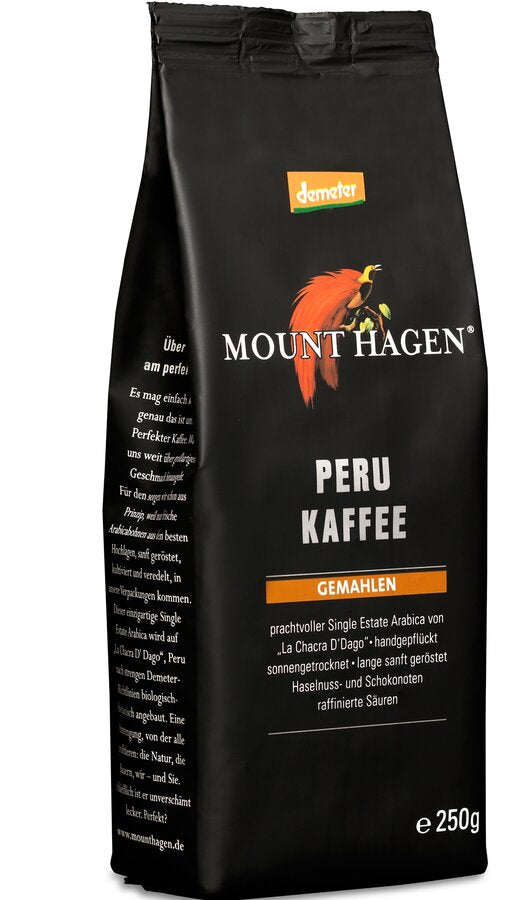 Röstkaffee gemahlen Peru demeter 250 g