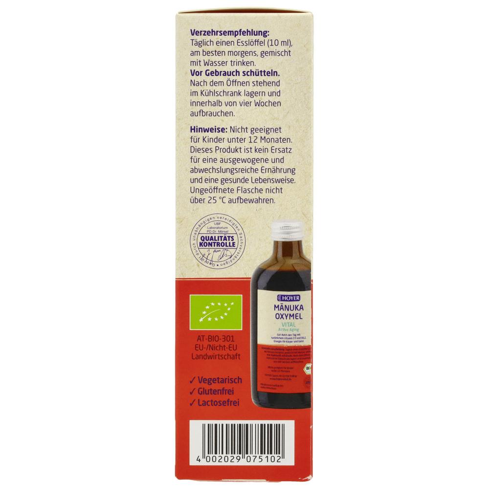 Manuka Oxymel Vital Active Aging 200 ml