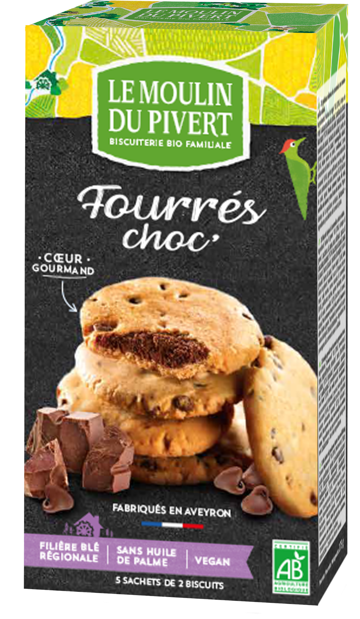 Cookies Fourrés choc mit Schokoladenfüllung 175 g