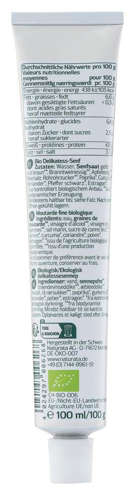 Delikatess-Senf demeter  Tube 100 ml