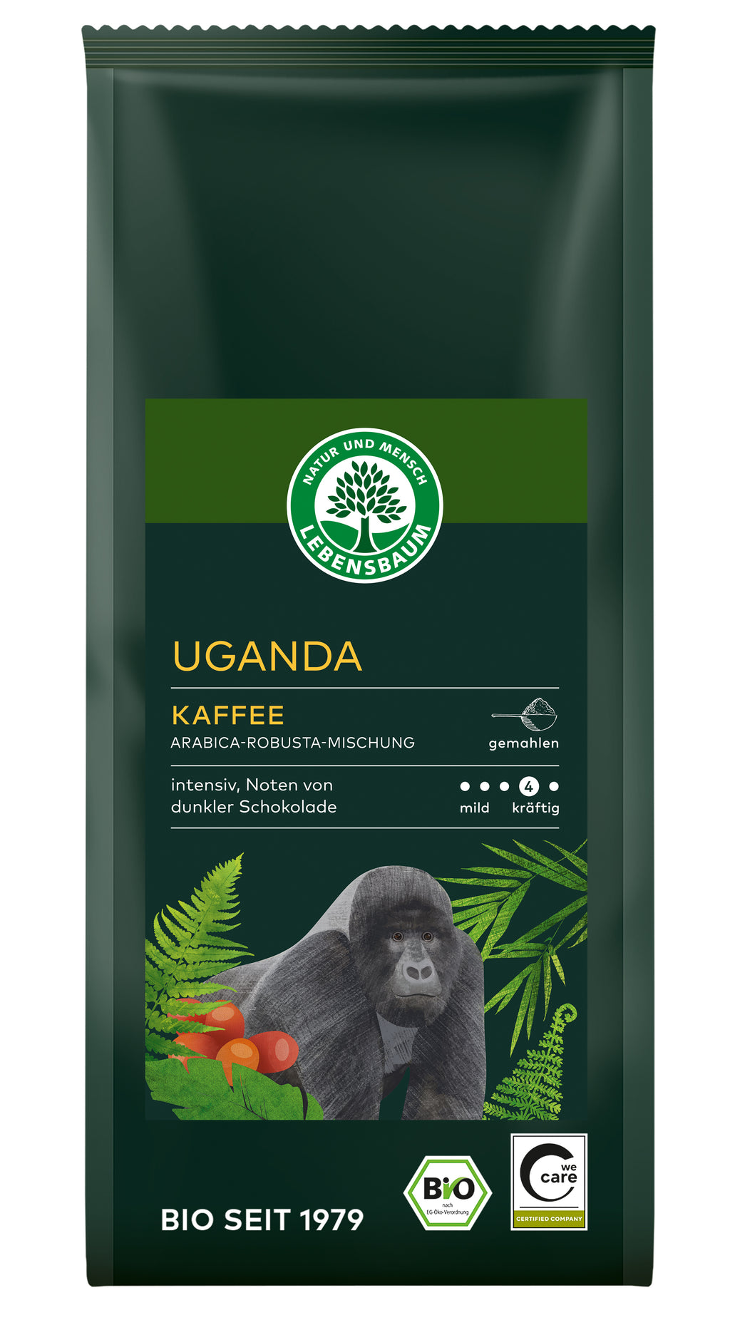 Uganda Kaffee gemahlen 250 g