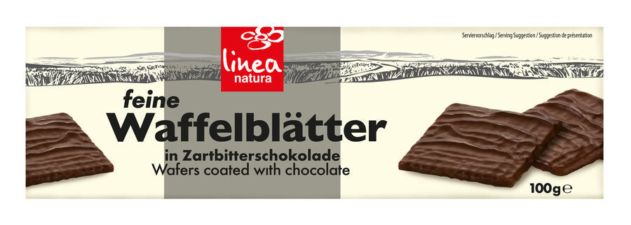 Waffelblätter Zartbitter 100 g