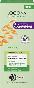 NOURISH Beruhigende Overnight Maske mit BioHafer+V 50 ml