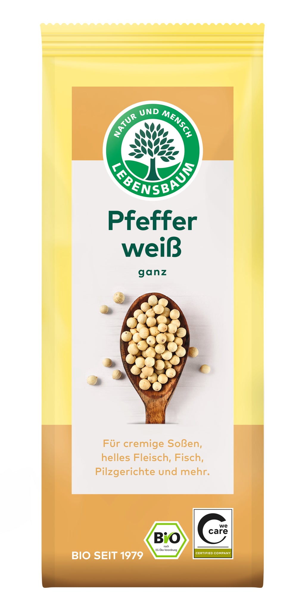 Pfeffer  weiß, ganz 50 g