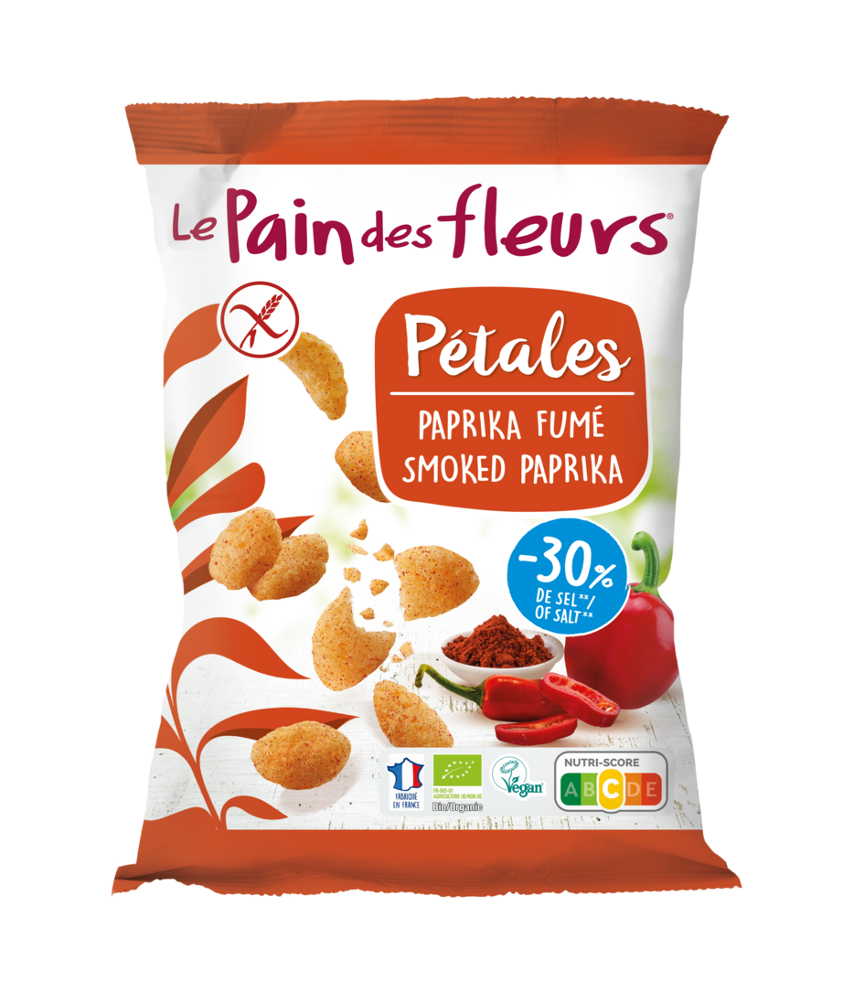 Gepuffte Chips aus Getreide und Paprikabasis 75 g