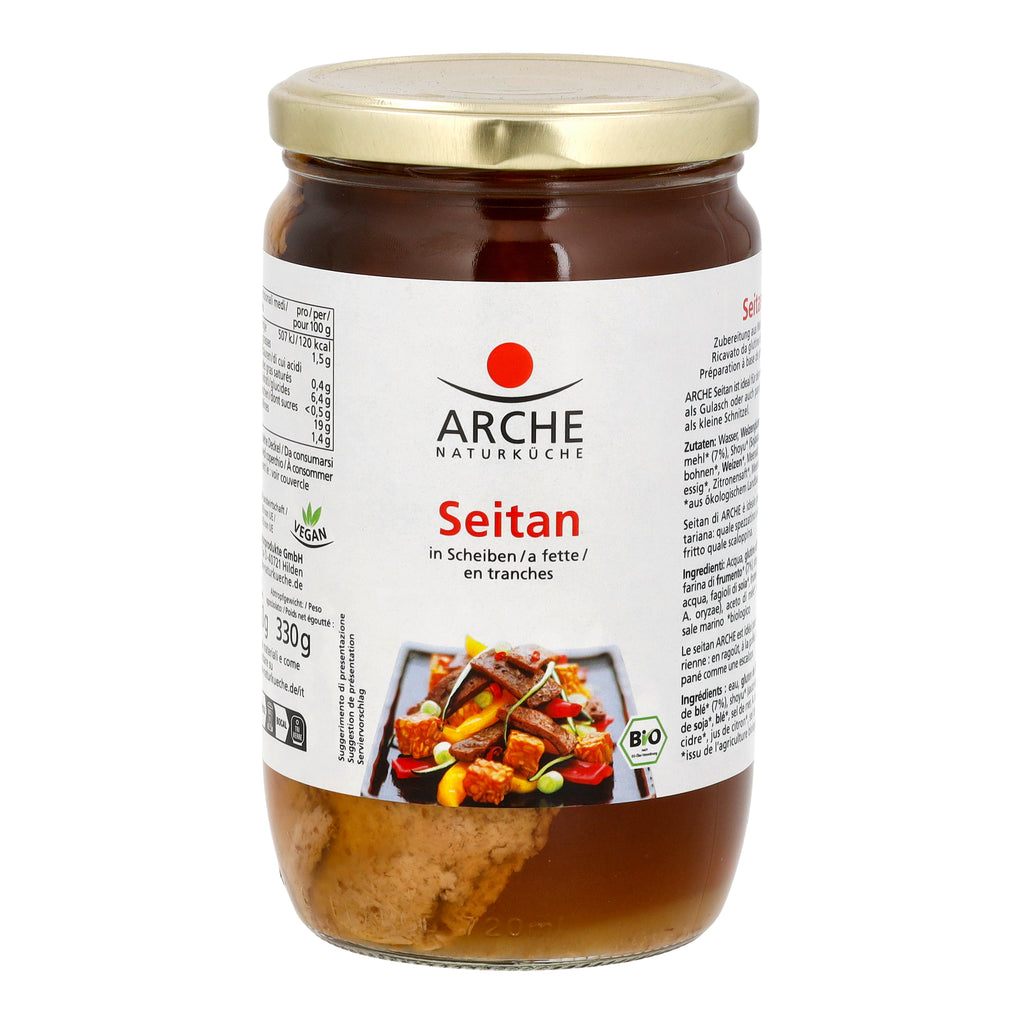 Seitan Scheiben in Sojasauce 650 g