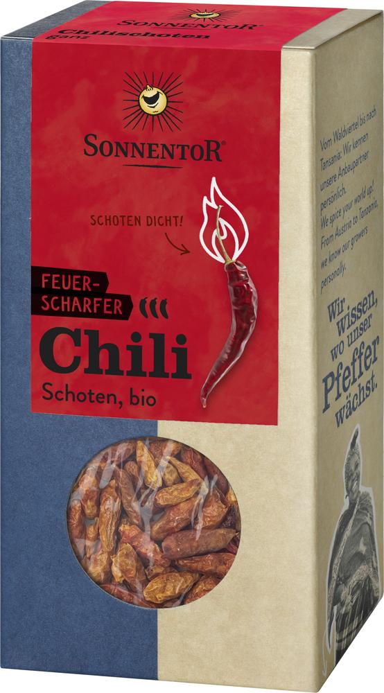 Chili  ganze Schoten  Tüte 25 g