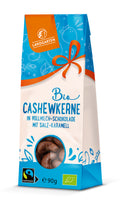 Cashew in VM-Schokolade mit Salz-Karamell 90 g