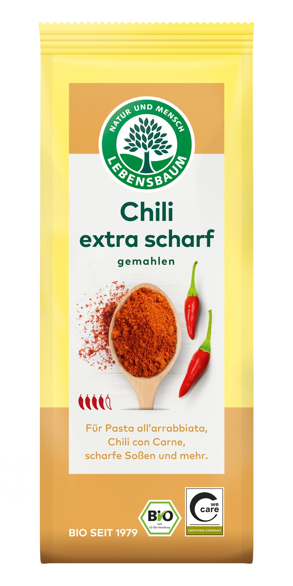 Chili extra scharf gemahlen Tüte 50 g