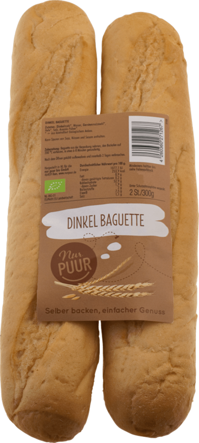 Dinkel Baguette 2 Stück 300 g