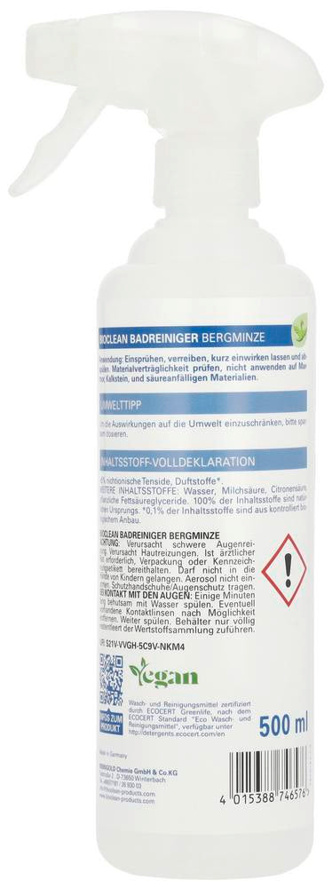 Badreiniger Bergminze 500 ml