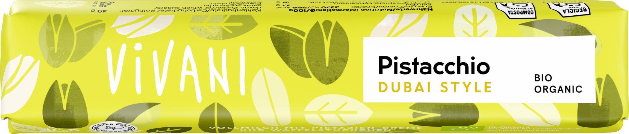 Pistacchio Dubai Style Riegel 40 g