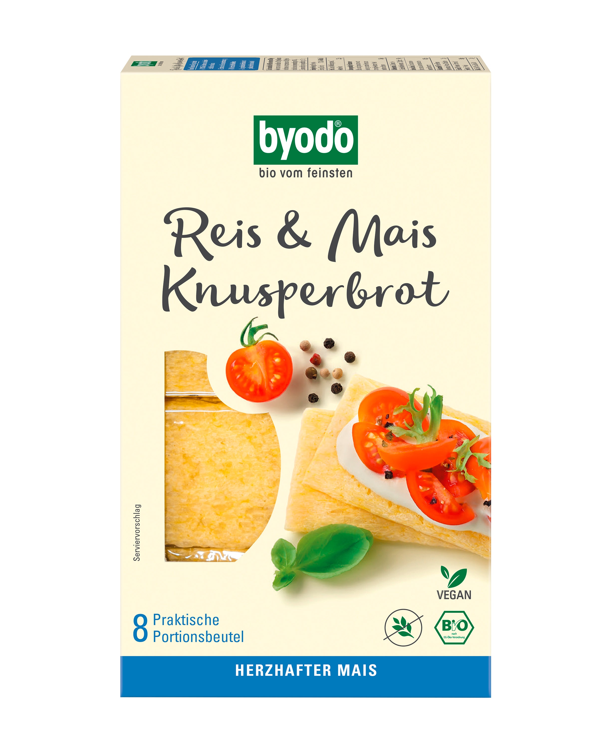 Knusperbrot Reis & Mais mit Meersalz 160 g