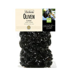 Oliven schwarz gesalzen vakuum. im Beutel 200 g