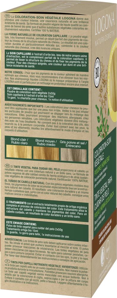 Pflegende Pflanzen-Haarfarbe Pulver 01 Goldblond 100 g