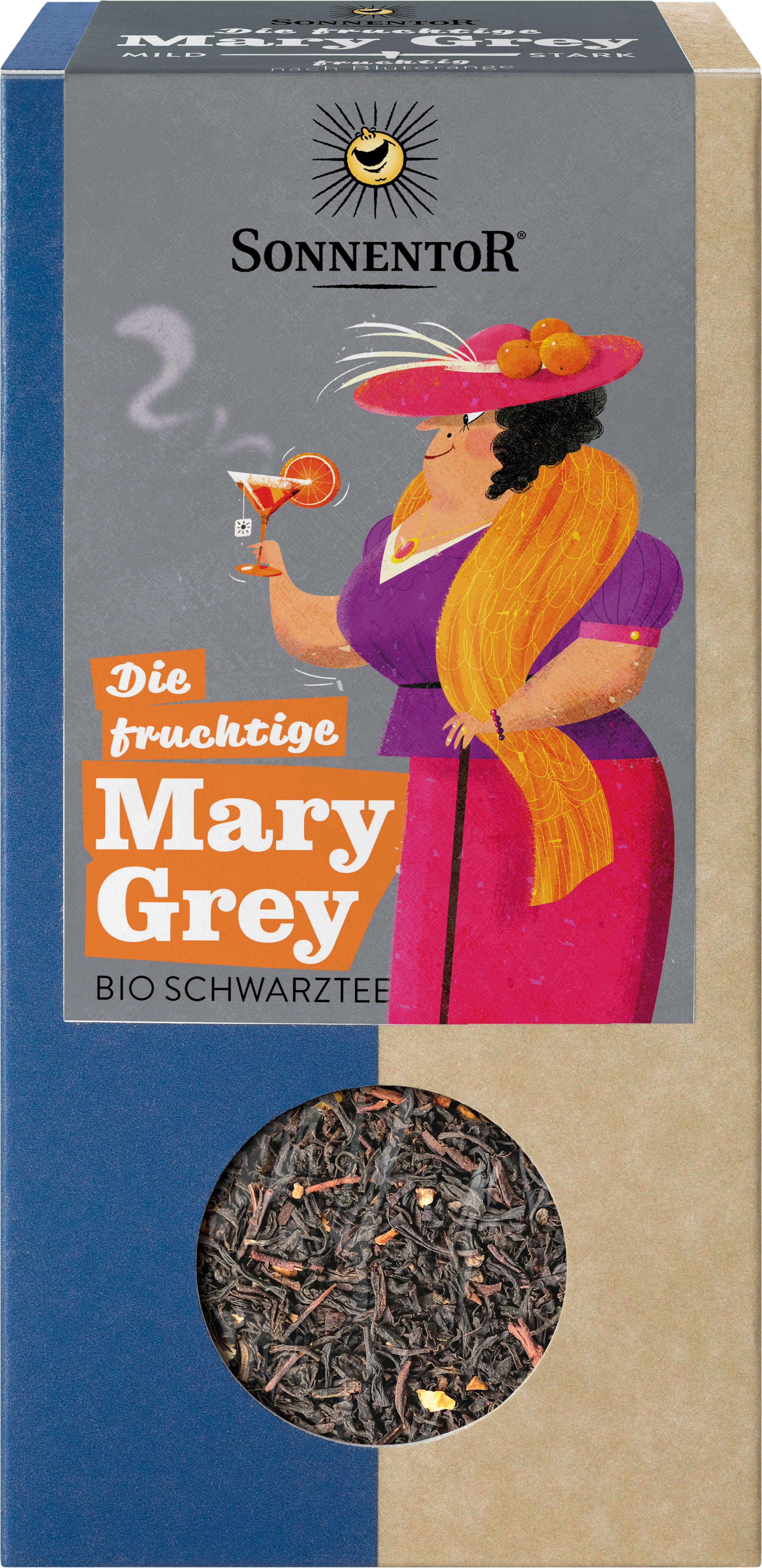 Die fruchtige Mary Grey Schwarztee lose 90 g
