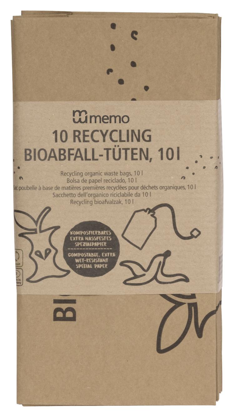 Bioabfall Kompostb.10ltr 10Stk Memo 1 Stk