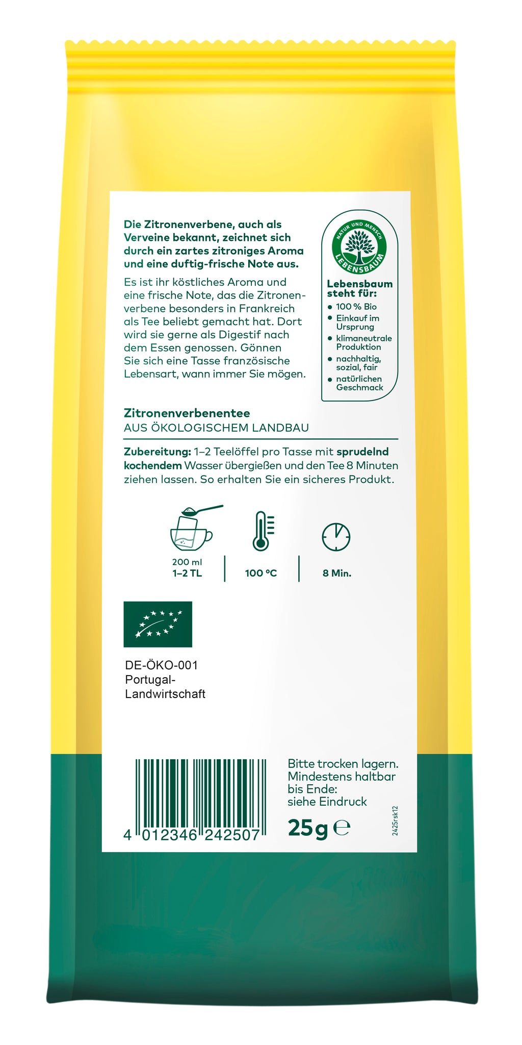 Zitronenverbene Kräutertee 25 g