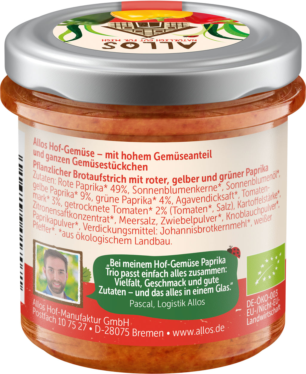 Hofgemüse Pascals Paprika Trio 135 g