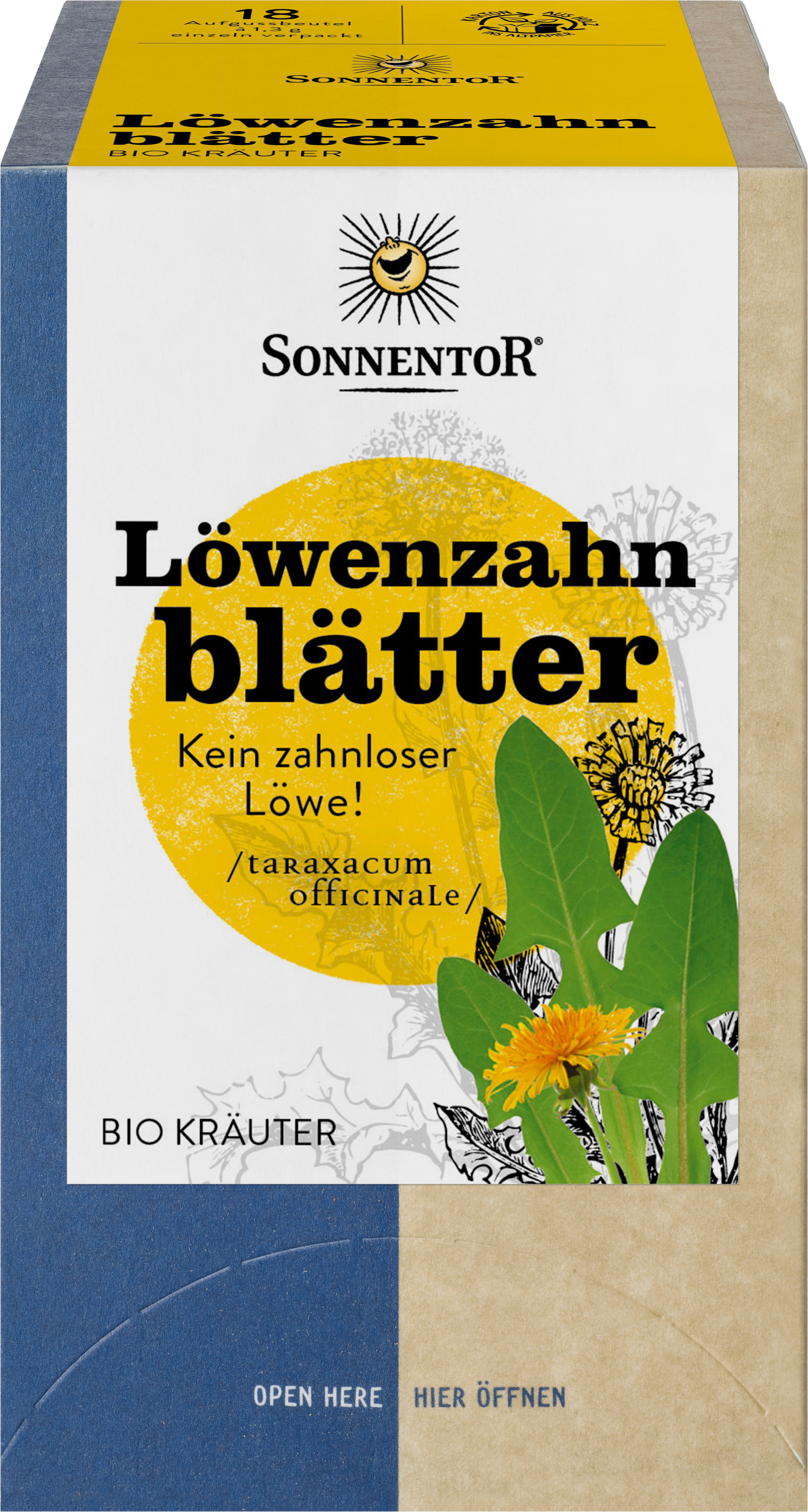 Löwenzahnblätter Kräutertee 21,6 g